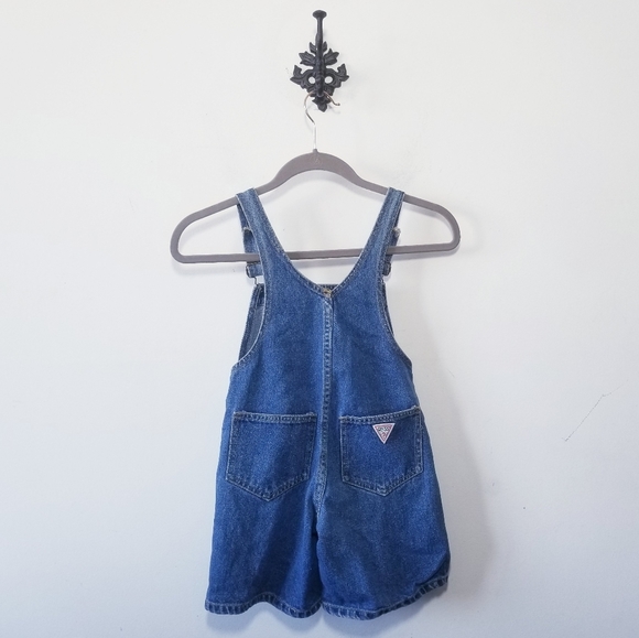 Vintage 90's GUESS Overalls Youth Size 5 - Picture 2 of 5